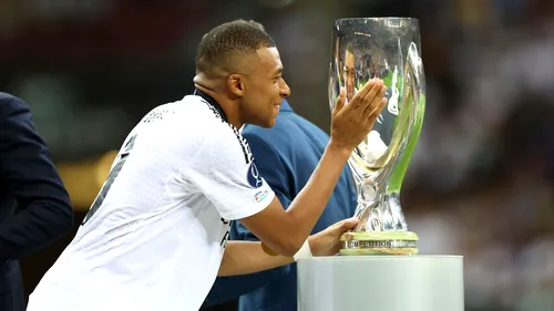 Real Madrid - Atalanta 2-0, în Supercupa Europei. Kylian Mbappe, campion la Varșovia! Francezul înscrie la debut și câștigă primul său trofeu cu „Galacticii”