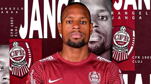 CFR Cluj i-a făcut pe plac lui Dan Petrescu, după ce antrenorul a mai cerut un atacant! Campioana l-a prezentat oficial pe Rangelo Janga