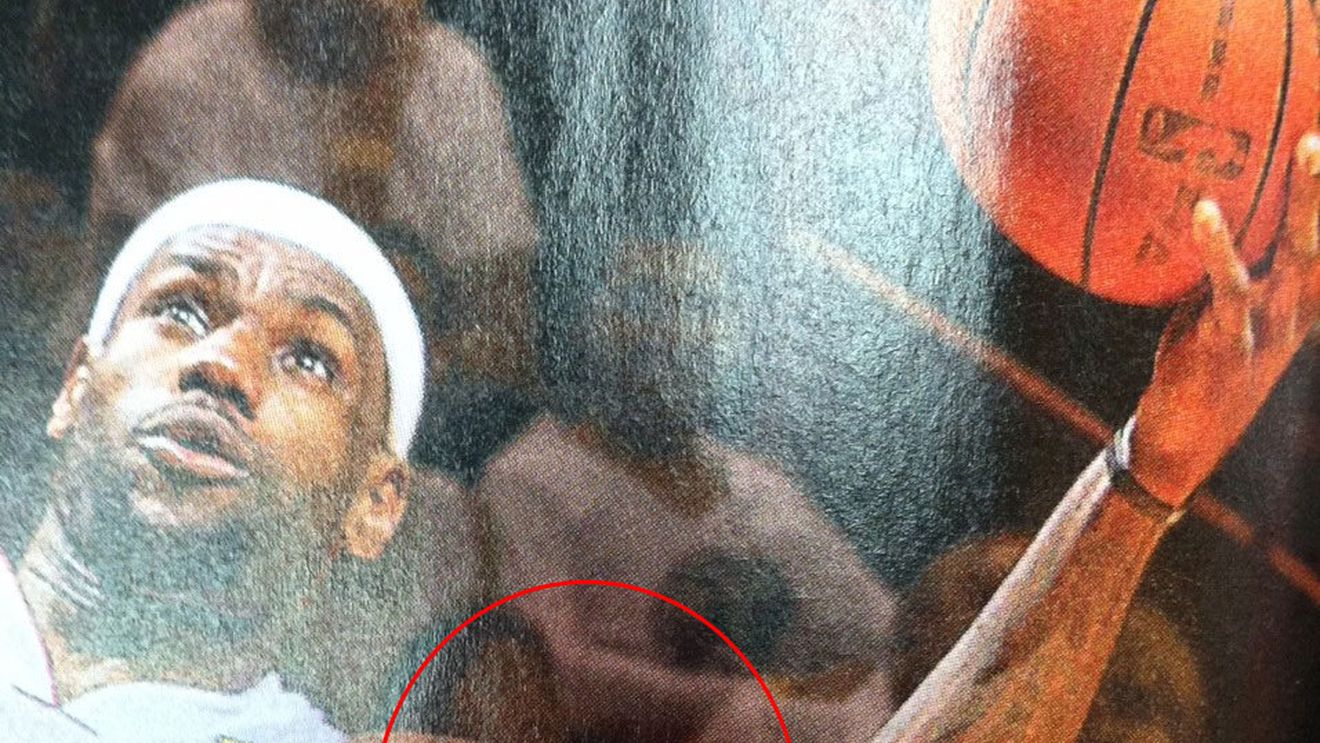 Gafe în Photoshop. LeBron James, ultima "victimă" din lumea sportului. Vezi toată galeria foto