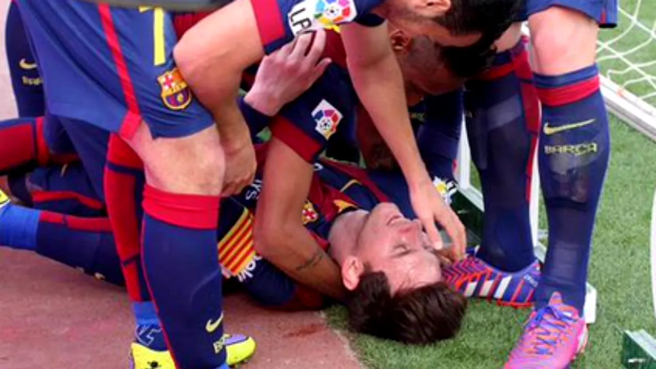 

Imaginea care face în aceste momente înconjurul lumii. Ce s-a întâmplat cu Messi la finalul meciului cu Valencia. FOTO