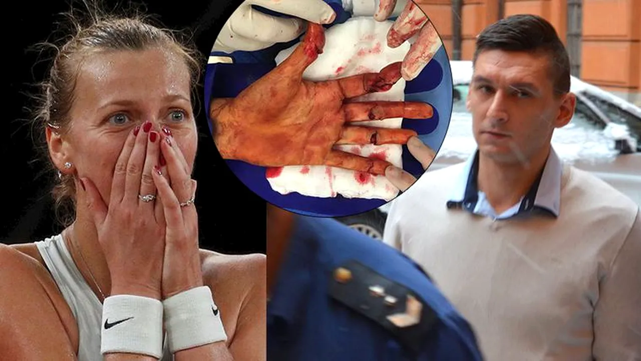 Reacția jucătoarei Petra Kvitova când a aflat că agresorul ei a fost condamnat la 8 ani de închisoare