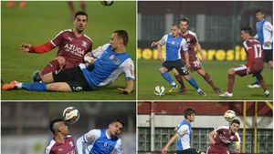 9 vs 11=0-0. Rapid și Viitorul au terminat la egalitate, deși echipa lui Hagi a jucat mai mult de o repriză cu doi oameni în plus. ASA Târgu-Mureș - Ceahlăul 3-0. Ardelenii se apropie la 8 puncte de Steaua