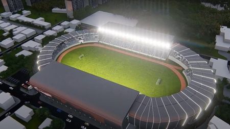 Spectaculos! Au apărut primele imagini cu stadionul din Sibiu! Cum va arăta arena când va fi gata | VIDEO