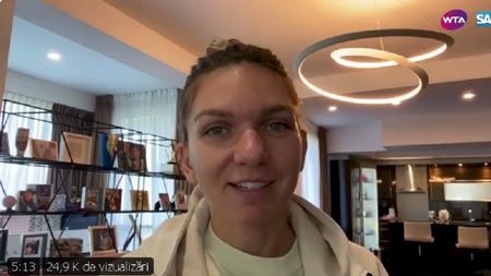 Primele imagini apărute cu Simona Halep după infectarea cu COVID-19. Nadia Comăneci a fost impresionată | VIDEO
