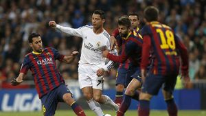 Busquets, gest incalificabil la adresa lui Pepe. FOTO - Mijlocașul Barcelonei și-a călcat adversarul