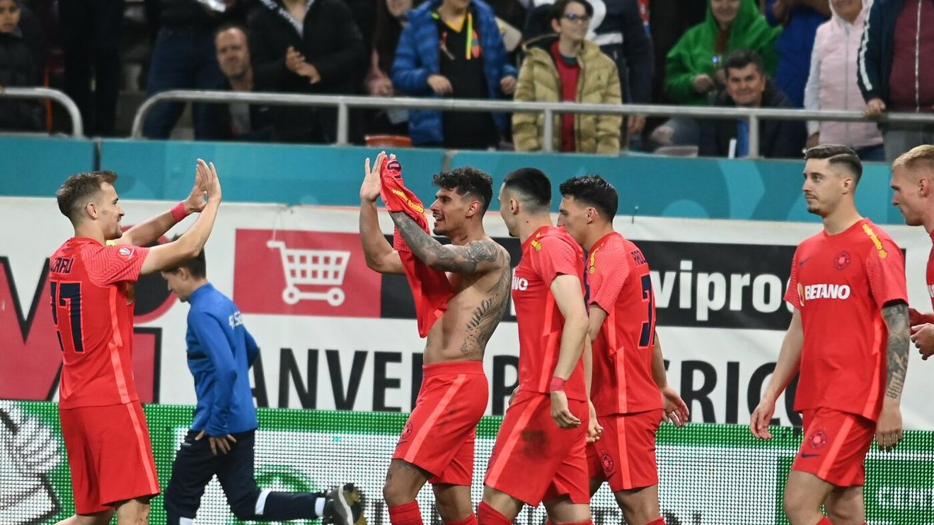 FCSB - CFR Cluj 1-0. Florinel Coman își menține echipa în lupta pentru titlu! Meciul decisiv se joacă la Ovidiu