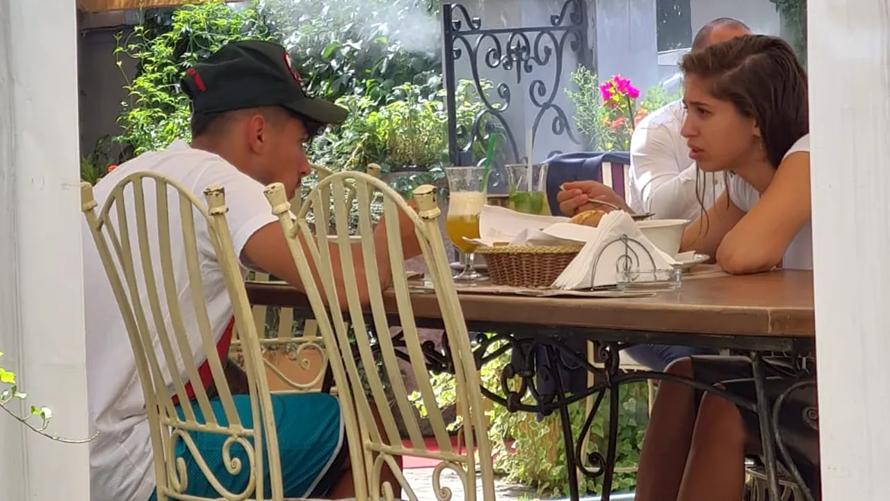 Florinel Coman și-a scos iubita la un restaurant de fițe din Capitală! Cum au fost surprinși fotbalistul de la FCSB și Ioana Timofeciuc | FOTO EXCLUSIV