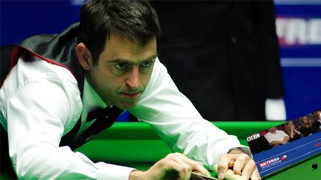 O'Sullivan, ca și calificat în sferturile Mondialului de snooker. Ronnie a fost avertizat de arbitru pentru că era să rupă tacul. Murphy și Robertson par principalii contracandidați pentru "Rachetă" la titlul de campion mondial