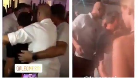 Un bărbat i-a stricat seara lui Messi! A ieșit scandal, după ce fotbalistul a ajuns la un concert. A fost înconjurat de oamenii de ordine VIDEO
