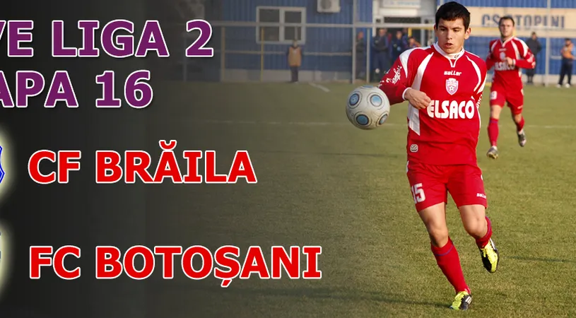 CF Brăila - FC Botoșani 2-1!** Meciul gafelor