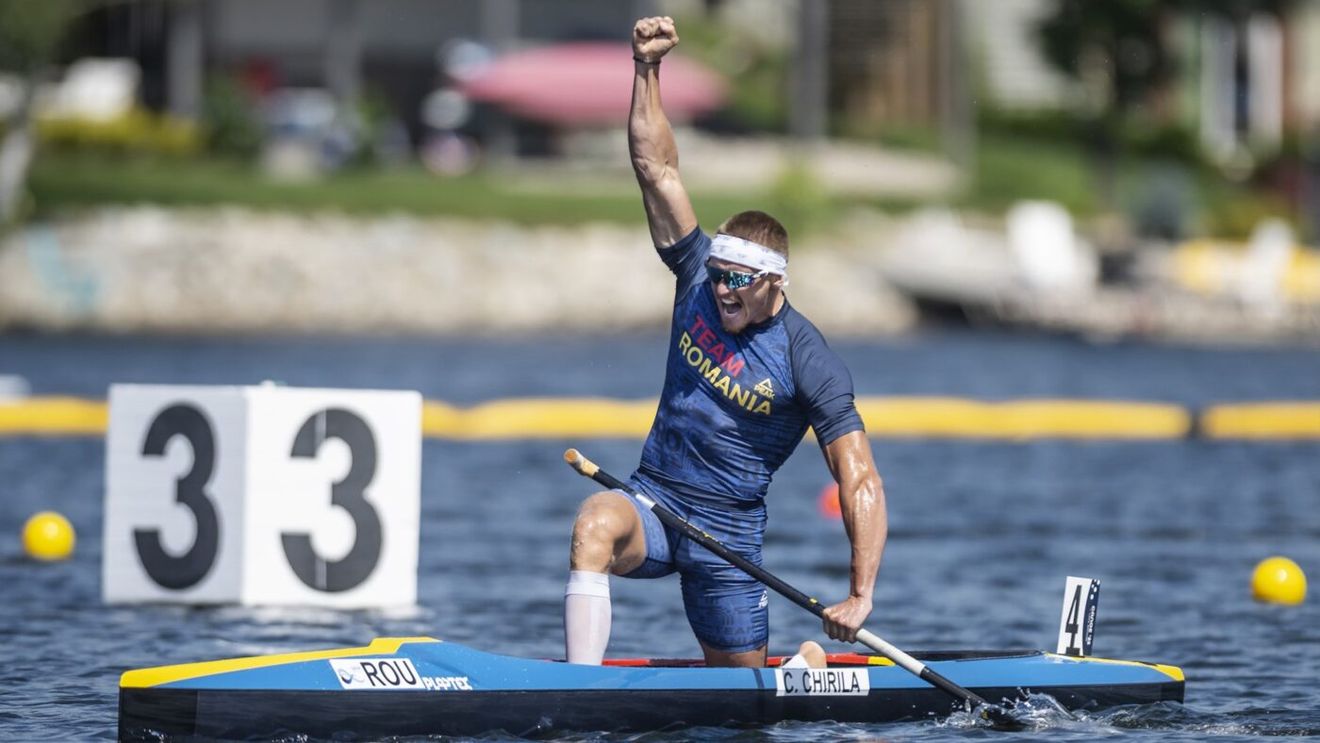 Ivan zâmbește fericit! 😇 Cătălin Chirilă a cucerit aurul la proba de 1.000 de metri canoe simplu de la Campionatele Europene din Munchen: „Medalia îi este dedicată lui Patzaichin”
