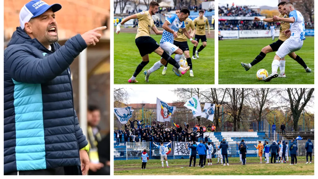 Corvinul Hunedoara, 13 meciuri la rând fără înfrângere în Liga 2! Remarca lui Florin Maxim de la finalul jocului cu FC Voluntari
