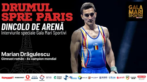 Marian Drăgulescu, anunț important la <i class='ep-highlight'>Gala</i> Mari Sportivi ProSport 2023. În ce calitate va fi prezent la Jocurile Olimpice de la Paris. VIDEO