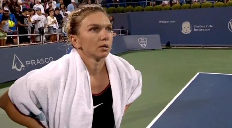 Moment de necrezut! Simona Halep, îndemnată să abandoneze meciul cu Anastasia Potapova: „Hai, retrage-te!