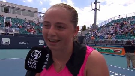 Ce s-a întâmplat la Miami după ce Jelena Ostapenko s-a răfuit cu spectatorii! Reacții neașteptate în lumea tenisului: „Fata asta..." | VIDEO