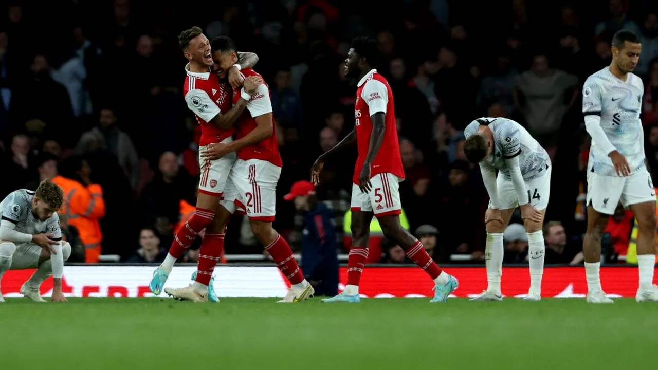 Arsenal - Liverpool 3-2. „Tunarii” câștigă derby-ul cu echipa lui Jurgen Kloop, după un penalty contestat de „cormorani”