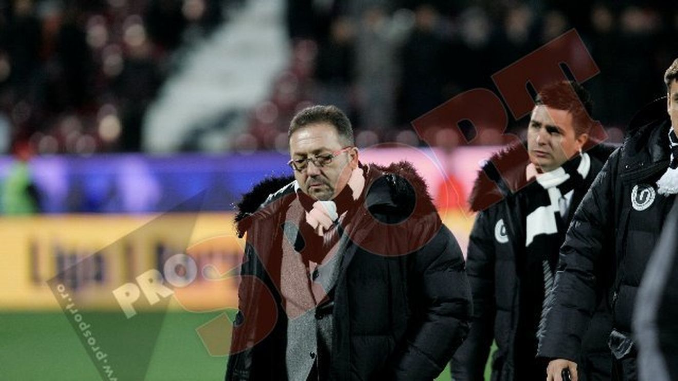 INCREDIBIL** Walter și Minteuan s-au luat la bătaie la pauza meciului! Patronul lui "U" și-a chemat bodyguarzii