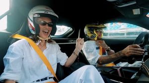 Lewis Hamilton a făcut-o să țipe pe Kendall Jenner, cel mai bine plătit supermodel din SUA! „Doamne! Îmi vine să plâng!”. VIDEO