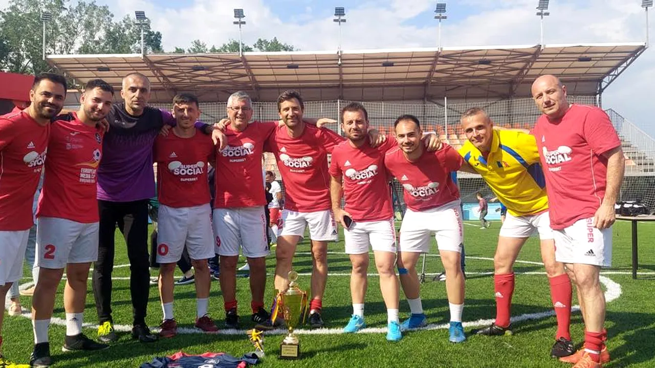 Jurnaliștii din România, locul 2 la European Media Cup, după o finală pierdută cu marea favorită. Un „tricolor”, cel mai bun portar al turneului organizat în Republica Moldova