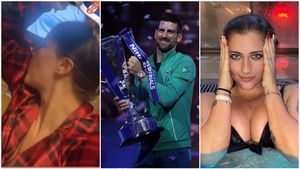Rebela tenisului românesc nu s-a putut abține după ce Novak Djokovic a câștigat Turneul Campionilor! Andreea Prisacariu, show total în fața televizorului | VIDEO