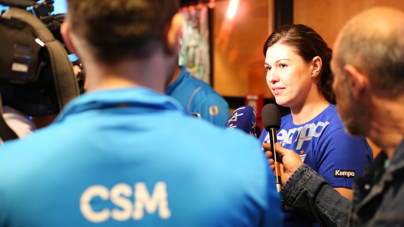 Ziua unui meci adevărat, CSM București - Vardar Skopje! Oana Manea: "Am bătut palma cu antrenorul, fiecare a primit o mapă și știe ce are de făcut"