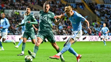 Presa din Anglia a dat verdictul necruțător despre Radu Drăgușin. Britanicii au tras linie după evoluția ștearsă din Coventry – Tottenham 1-2: „E nelinștit imediat ce un adversar face asta”