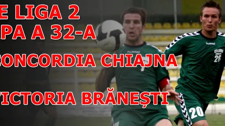 Concordia Chiajna - Victoria Brănești 0-1