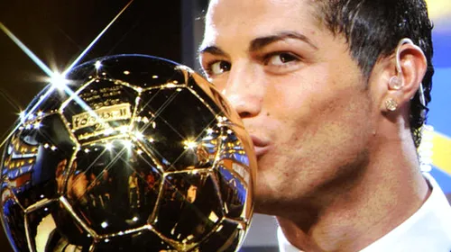 Cristiano Ronaldo a vândut Balonul de Aur primit în 2013 celui mai bogat om din Israel, a cărui avere este estimată la 10 miliarde de euro!