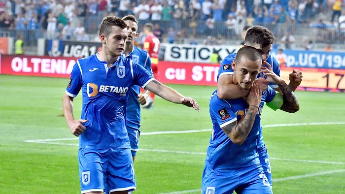 Dunărea Călărași - U Craiova 1-3. Oltenii au obținut primul succes din noul sezon. Mediop și Fedele au marcat superb
