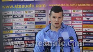 Țucudean, "dublă" pentru Steaua la primul meci ca titular: "M-am simțit foarte bine alături de noii mei colegi. Sper să dau cât mai multe goluri"