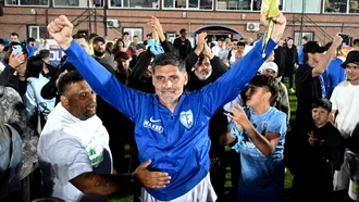 Florin Pîrvu, emoție pură după ce a promovat FC Voluntari: ”Îi mulțumesc soției mele care, de acolo de Sus, m-a ajutat și este alături de mine!”
