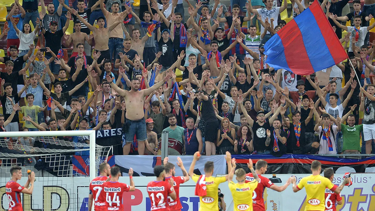 FOTO ȘOCANT Gazonul de pe Național Arena, DISTRUS de caniculă. Cum arăta terenul înainte de FCSB - Astra