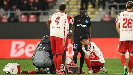 A venit diagnosticul pentru Alexandru Matei, accidentat grav în UTA - FCSB