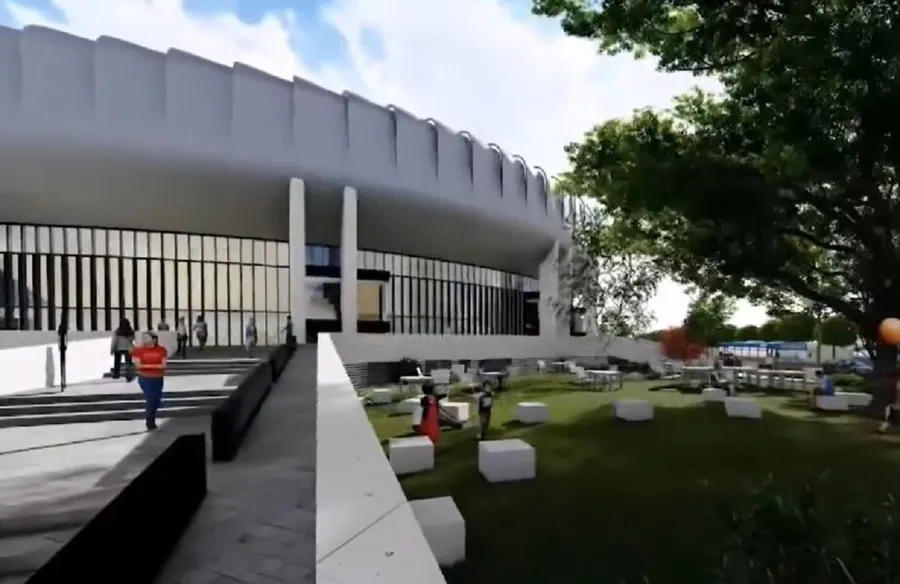 Cum ar urma să arate din exterior noul complex sportiv din Craiova. Sursă foto: as.ro