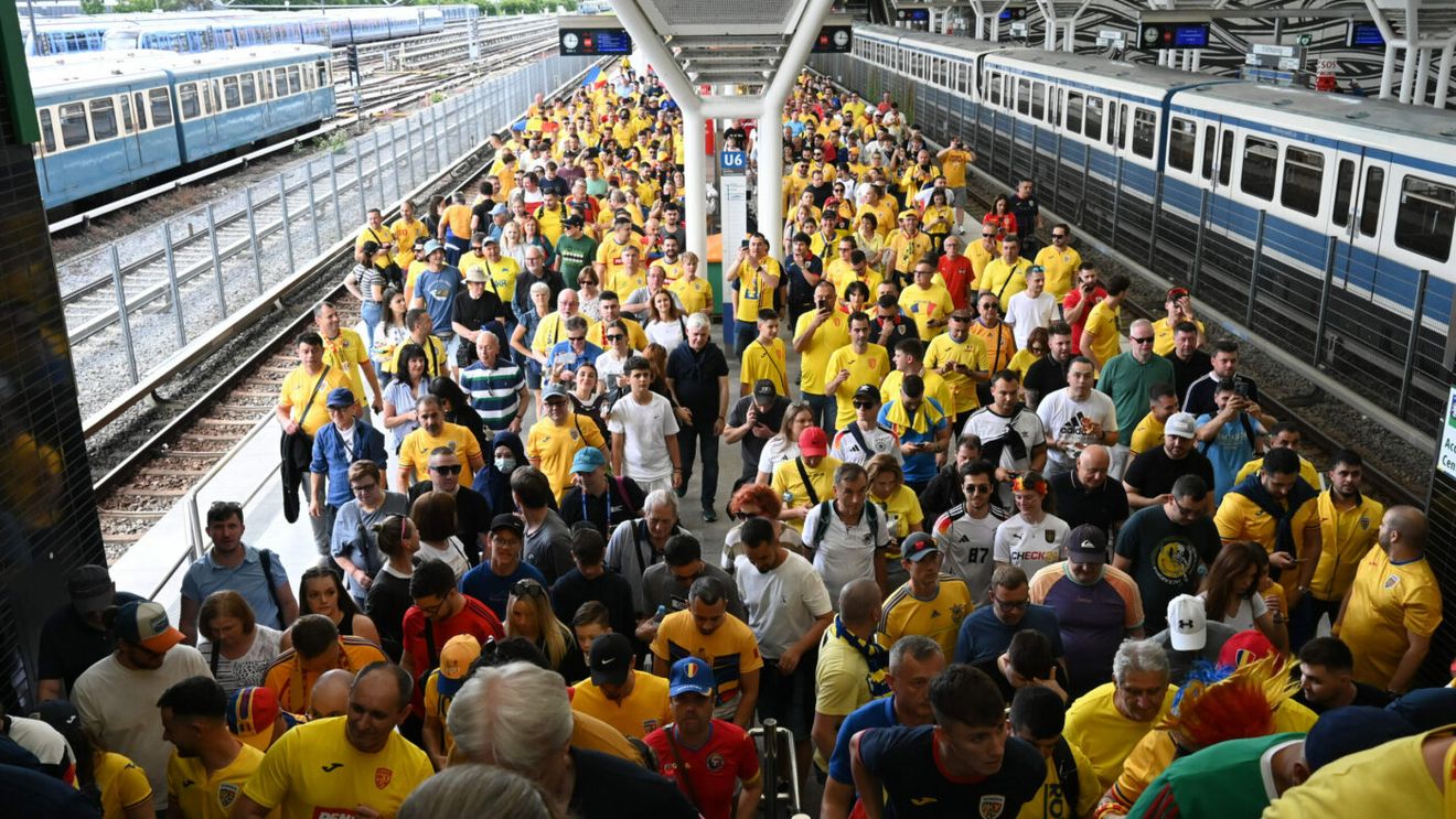 Spaniolii au rămas blocați când au văzut „fluviul” de români din Koln! Au descris astfel galeria noastră, înainte de România - Belgia!