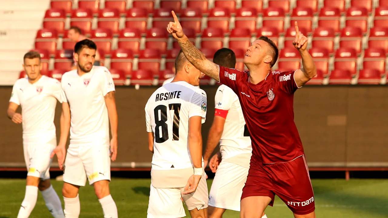 FC Voluntari - CFR Cluj 2-1! Gazdele au înscris golul victoriei la ultima fază a meciului dintr-o poziție suspectă de off-side