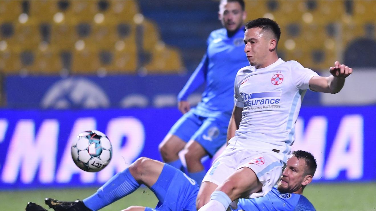 Academica Clinceni - FCSB 0-2. Golurile superbe marcate de Dennis Man și Olimpiu Moruțan au urcat echipa lui Toni Petrea pe locul doi! Gazdele au cerut un cartonaș roșu pentru Iulian Cristea