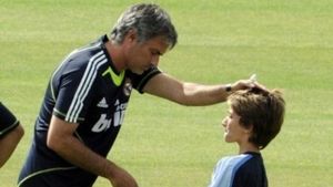 Mourinho și-a dus fiul la grădina zoologică...pe Bernabeu :)! "Jucătorii mei sunt niște animale foarte speciale"