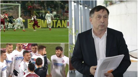 Patru greșeli de arbitraj care au schimbat soarta derby-ului dintre CFR și FCSB! Crăciunescu a analizat "la sânge" cele mai controversate faze: "Penalty clar și a vrut să echilibreze balanța"