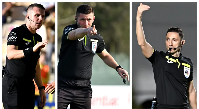 Arbitrii delegați la ultimele meciuri din play-off-ul Ligii 2, în care se decid campioana și a doua echipă care merge în barajele de promovare