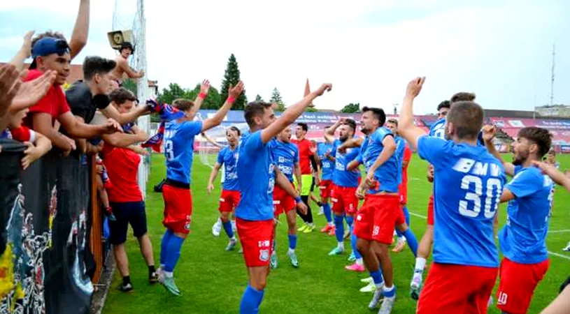 Cu emoții, dar calificată în finala barajului pentru Liga 2: FC Bihor a răpus ACSO Filiași în minutul 111. Florin Farcaș: ”Să promovăm și să facem fanii fericiți”