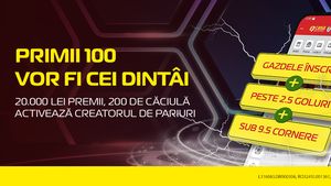 (P) Primii 100 vor fi cei dintâi. Cu 200 de lei de căciulă faci treabă bună