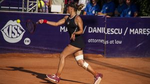 Ana Bogdan își liniștește fanii: "A fost o întindere destul de puternică, dar mă voi recupera până în ziua meciului din sferturi. Îmi doresc din toată inima să intru în Top 100, aici, la București"