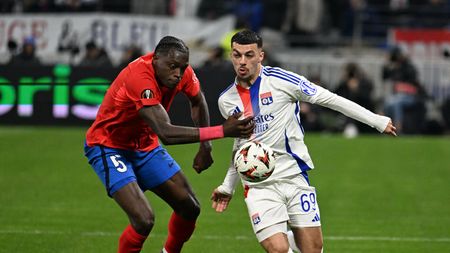 Presa din Franța a dat verdictul, după prima repriză din Lyon - FCSB. Un singur cuvânt, după ce românii au fost nimiciți pe teren