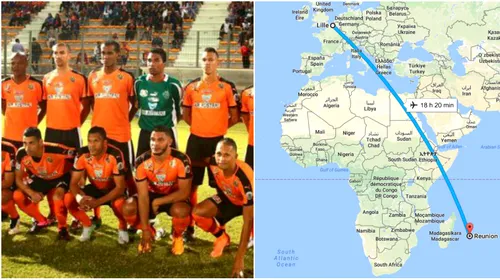INCREDIBIL! O echipă a călătorit 10.000 de kilometri pentru a juca un meci în Cupa Franței. Vedeta care a evoluat pentru anonimii din insula La Reunion