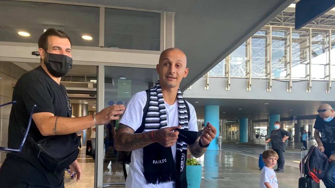 Alexandru Mitriță, primit ca un star la Salonic! Cum a fost surprins românul înainte să semneze cu PAOK | VIDEO