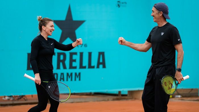 Simona Halep e antrenată de Darren Cahill la Miami. Prima imagine cu cei doi, pe teren: lovitură extraordinară dată de româncă