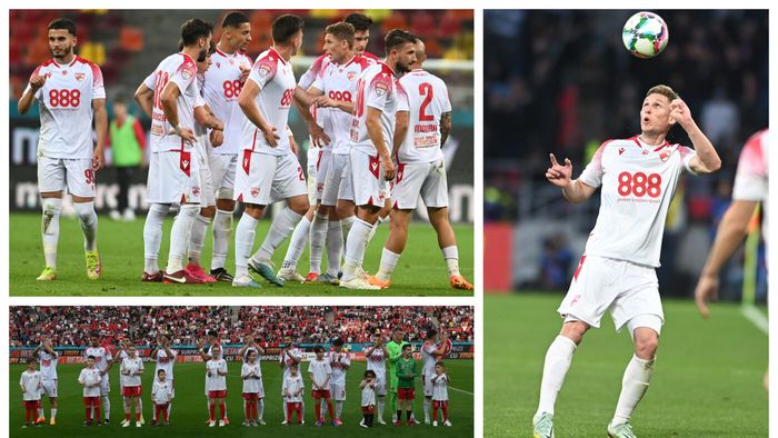 Iulian Roșu, unul dintre eroii lui Dinamo din meciul tur cu Argeșul. A contribuit la patru dintre cele șase goluri, însă nu se hazardează: „Nimeni nu se gândește că am promovat”