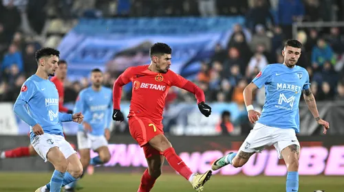 FC Voluntari – FCSB 1-2, în etapa 28 din Superliga. Florinel Coman marchează două goluri și reface diferența de 10 puncte față de Rapid