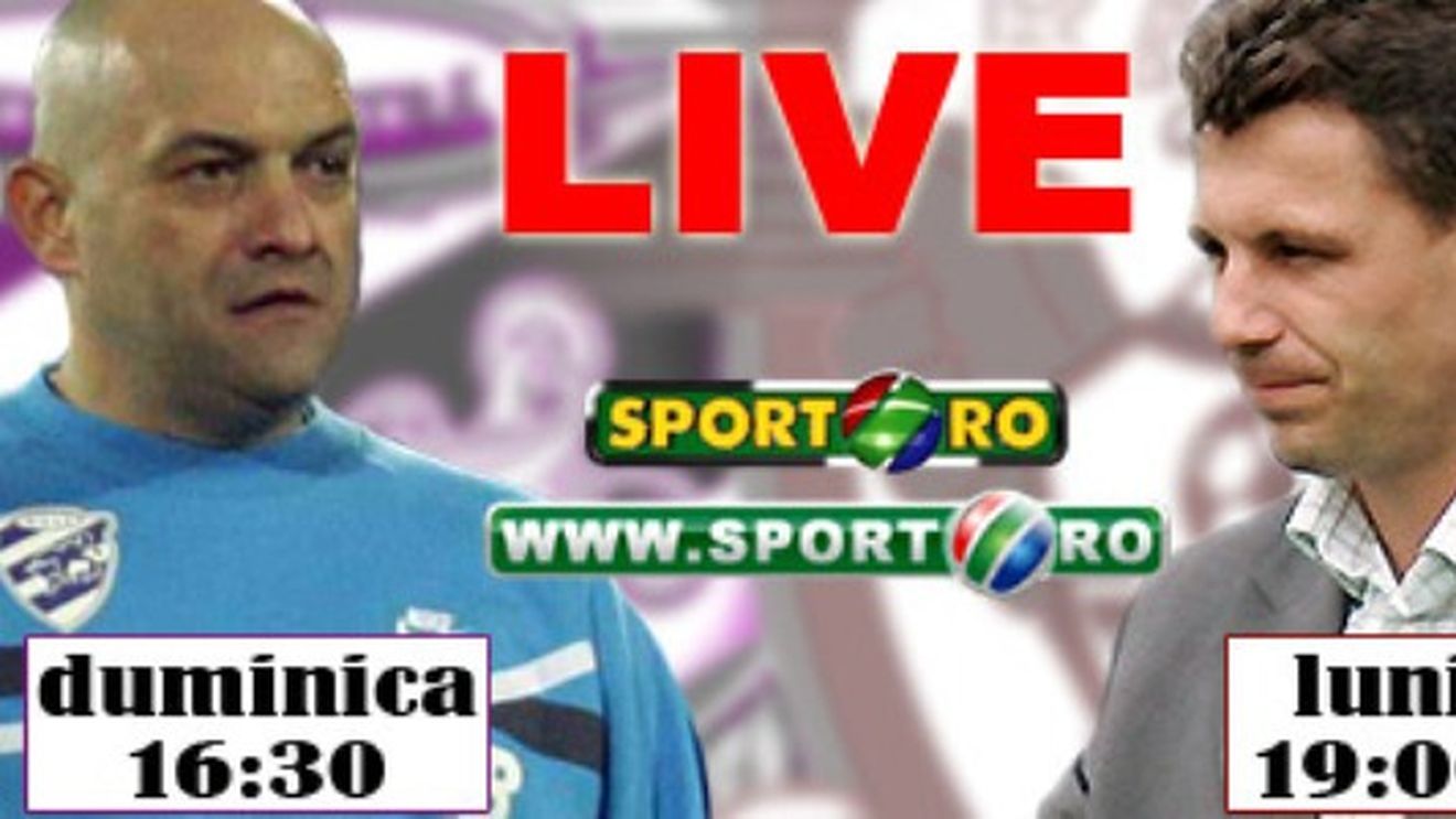 Balint, Șumudică și Chivu vin la Sport.ro, duminică și luni!